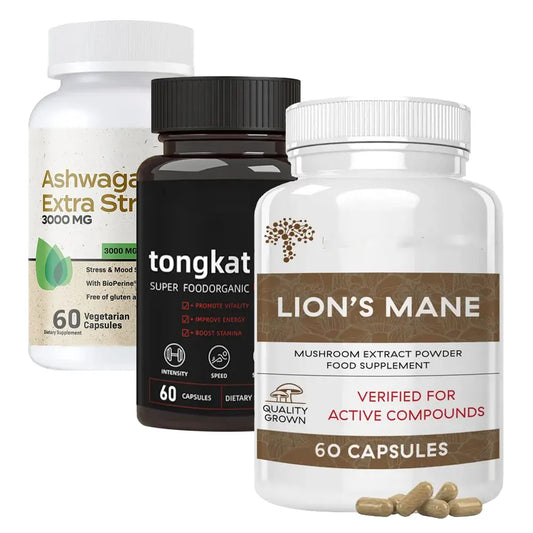 VitalTrio (Ashwaganda + Lion's Mane + Tongkat Ali)